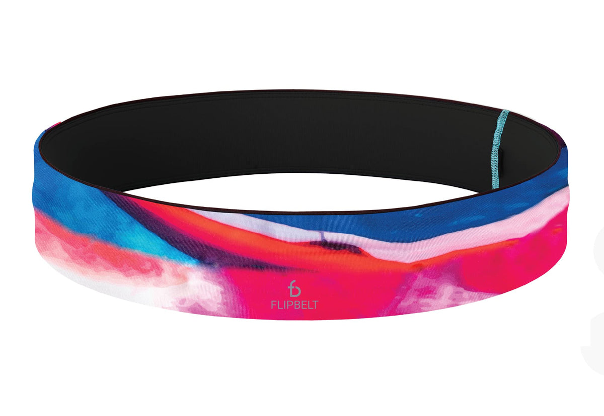 FlipBelt Classic Running Belt for Phone and Small Accessories, Exercise...