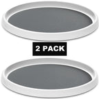 Set of 2, 12 Inch Non-Skid Lazy Susan Organizer, Pantry Lazy Susan Turntable for Cabinet, Kitchen Cabinet Organizer, Pantry Organization and Storage -Size- 12"x1.5" 12 Inch/2 Pack