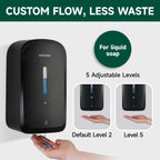 anydry Commercial Automatic Soap Dispenser 34oz Large Capacity Wall-Mounted Black