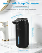 Touchless Automatic Liquid Soap Dispenser, Rechargeable White