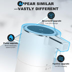 Automatic Soap Dispenser Touchless, 13.5oz Rechargeable Liquid Pump Black Liquid