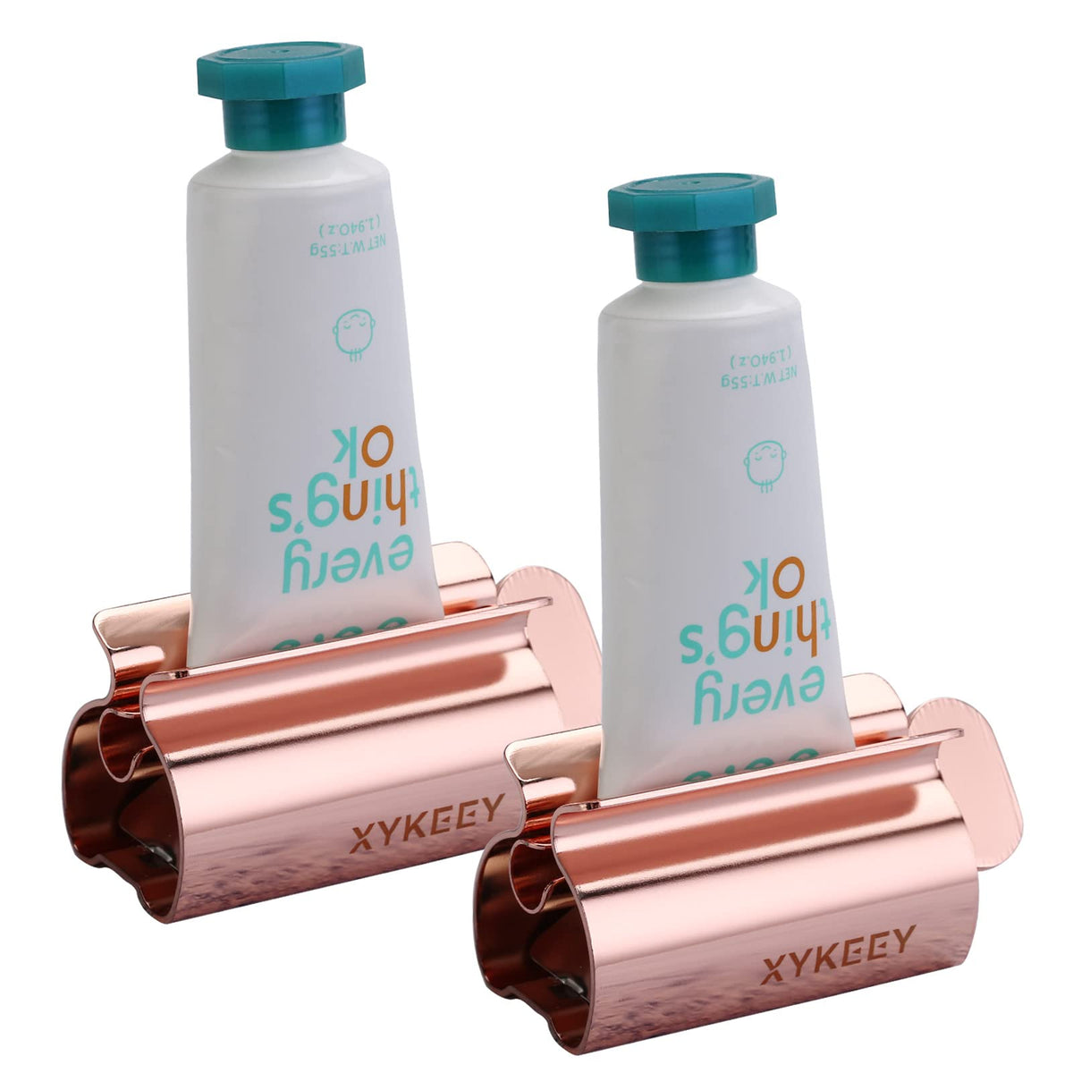 XYKEEY Toothpaste Tube Squeezer - Set of 2 Rollers,...