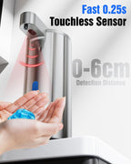 Fantictas Automatic Soap Dispenser Touchless, Stainless Steel 11.5 oz Gel
