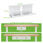 Under Desk Cable Management Tray and Metal Cord Organizer