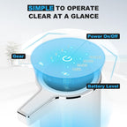 Automatic Soap Dispenser Touchless, 13.5oz Rechargeable Liquid Pump Black Liquid