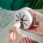 Desktop Vacuum Cleaner Mini Desk Vacuum Cleaner Portable Dust Crumb Sweeper White