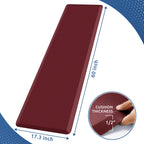 Kitchen Mat Cushioned Anti Fatigue Rug Standing and Comfort Floor Mats Chocolate 39"L x 17.3"W x 0.5"Th