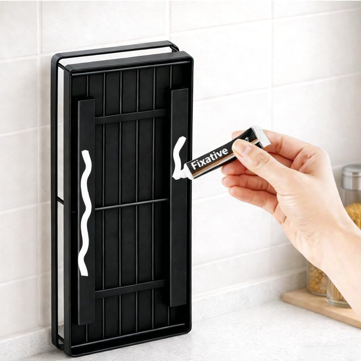 Pull Out Cabinet Organizer, 1-Tier Metal Slide Out Basket