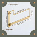 NEWRAIN Folding Wall Mounted Clothes Hanger Rack Clothes Hook Solid Brass with Swing Arm Holder Clothing Hanging System Closet Storage Organizer Heavy Duty Drying Rack Wall Mount,Brushed Gold Triangle Brushed Gold