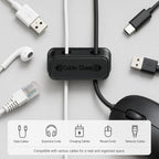 DC 5-in-1 Under Desk Cable Management Kit - Cord Organizer