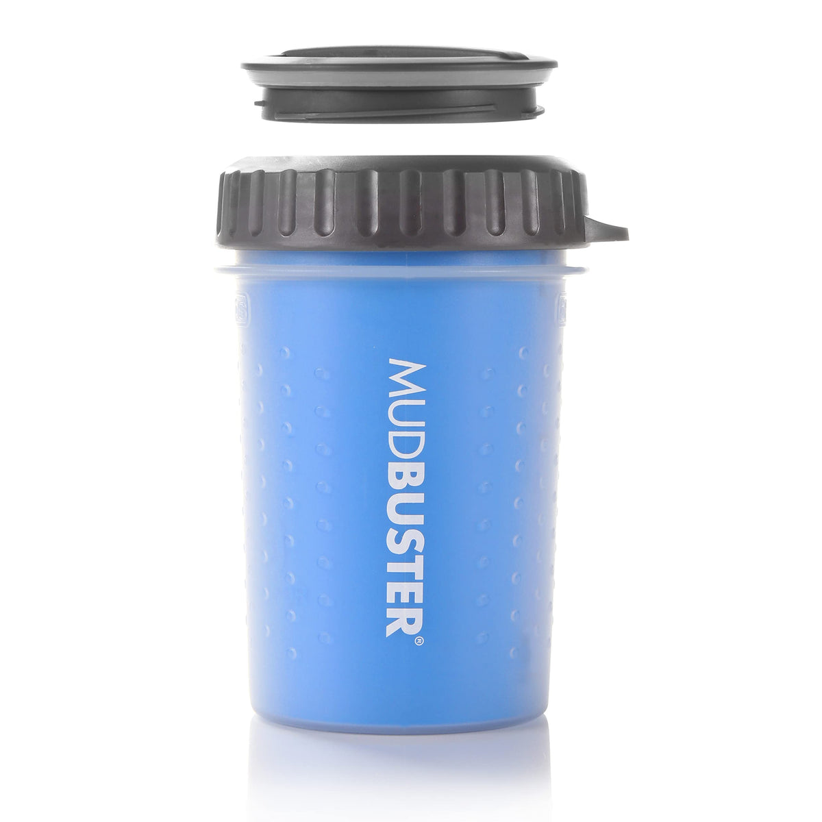 Dexas MudBuster Large Dog Paw Cleaner, Blue, Fits 2.5"-3.5" Wide Paws,...