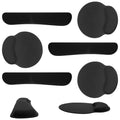 10 Pcs Ergonomic Mouse Pad and Keyboard with Wrist Support Set - Soft Memory Foam & Rubber Base Comfort Rest for Typing, Gaming, Computer, Laptop, Office, Home Use