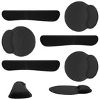10 Pcs Ergonomic Mouse Pad and Keyboard with Wrist Support Set - Soft Memory Foam & Rubber Base Comfort Rest for Typing, Gaming, Computer, Laptop, Office, Home Use