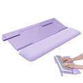 Laborio Computer Keyboard Wrist Rest, Keyboard Riser Stand for Desktop Purple Keyboard Stand With Wrist Rest