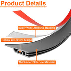 Door Draft Stopper, Door Sweep for Bottom of Door, Weather Stripping Door Seal Gap Filler Bottom Blocker Soundproofing Cold Air Insulation Save Energy Install Quickly Easily (Black, 39‘’) 39‘’ Black