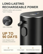 Fantictas Automatic Liquid Soap Dispenser, 3 Levels for Kitchen and Bath Black Gel