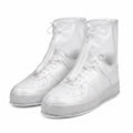 Waterproof Shoe Covers, Rain Shoe Covers, Transparent Reusable Non Slip Shoe Cover for Outdoor Women and Men Large Transprent