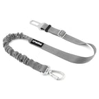 Dog Seat Belt for Car, Car Harness with Locking Aluminum Hook Gray