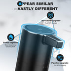 Automatic Soap Dispenser Touchless, 13.5oz Rechargeable Liquid Pump Black Liquid