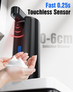 Fantictas Automatic Soap Dispenser Touchless, Stainless Steel 11.5 oz Gel