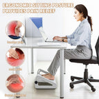 Adjustable Foot Rest Under Desk for Ergonomic Support at Work