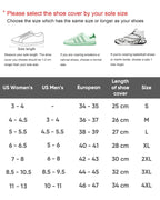 Waterproof Shoe Covers, Rain Shoe Covers, Transparent Reusable Non Slip Shoe Cover for Outdoor Women and Men Large Transprent