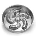 Slow Feeder Dog Bowl, 2 Cups Stainless Steel Heavy Duty Bowl Non-Slip Base