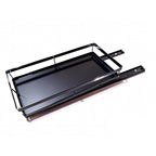 Pull Out Cabinet Organizer, 1-Tier Metal Slide Out Basket