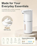 Fantictas Automatic Liquid Soap Dispenser, 3 Levels for Kitchen and Bath Black Gel