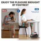 Adjustable Foot Rest Under Desk for Ergonomic Support at Work