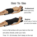 Acupressure Mat and Pillow Set with Carry Bag