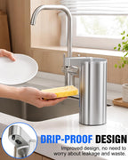 Fantictas Automatic Soap Dispenser Touchless, Stainless Steel 11.5 oz Gel