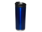 Travel Coffee Mug - 16 Oz. Stainless Steel Insulated Coffee Mug, Leak Proof Tumbler w/Dishwasher Safe Lid, Double Wall Travel Coffee Cup, Reusable Insulated Tumbler for Hot & Cold Beverages… Agata Grey Lid