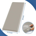 Kitchen Mat Cushioned Anti Fatigue Rug Standing and Comfort Floor Mats Chocolate 39"L x 17.3"W x 0.5"Th