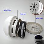 Desktop Vacuum Cleaner Mini Desk Vacuum Cleaner Portable Dust Crumb Sweeper White