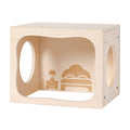 Wooden Hamster Hideout House, Small‑Pet Habitat Tunnel, Bedroom