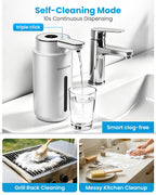 Touchless Automatic Liquid Soap Dispenser, Rechargeable White