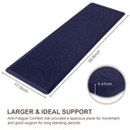 Kitchen Mat Cushioned Anti-Fatigue Comfort Standing Mat Rug for Home,Office Black 1'5" x 2'4" (Rectangular)