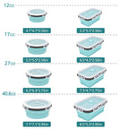 8 Collapsible Food Storage Containers, Silicone Collapsible Food Storage Containers, Collapsible Food Storage Silicone, Rv Collapsible Bowls, Collapsible Storage Containers for Food Camping