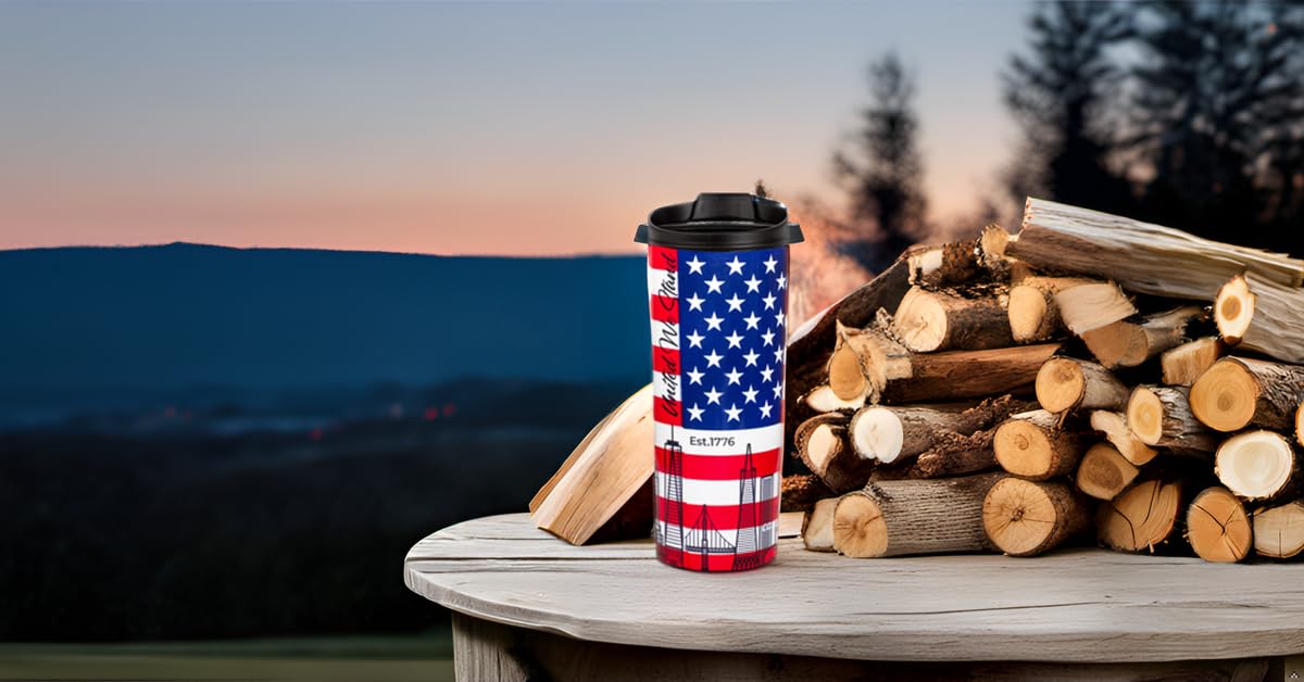 Travel Coffee Mug - 16 Oz. Stainless Steel Insulated Coffee Mug, Leak Proof Tumbler w/Dishwasher Safe Lid, Double Wall Travel Coffee Cup, Reusable Insulated Tumbler for Hot & Cold Beverages… Agata Grey Lid