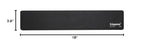 HyperX Wrist Rest - Full Sized - Cooling Gel - Memory Foam - Anti-Slip - Ergonomic - Keyboard Accessory, Black Full Size