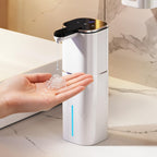 Automatic Liquid Soap Dispenser Touchless, Hands Free for Bathroom Kitchen White