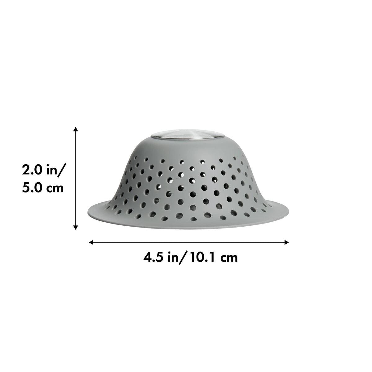 OXO Good Grips Silicone Shower & Tub Drain Protector, Hair Catcher