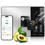 Food Scale with Nutritional Calculator, TFT Display, Track 23 Nutrients Black