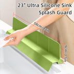 23" Ultra Silicone High Sink Splash Guard, Grey Gray