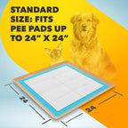 Dog Pee Pad Holder for Floor Protection and Training