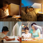 LED Desk Lamp with Wireless Charger, USB Charging Port, Eye Care Black PRO