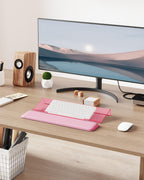 Ergonomic Computer Keyboard Riser Stand with Integrated Wrist Rest