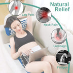 Acupressure Mat and Pillow Set with Carry Bag