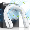 ChillGo Neck Fan, 4 Turbo Foldable Portable Fans - Personal Bladeless Fan White